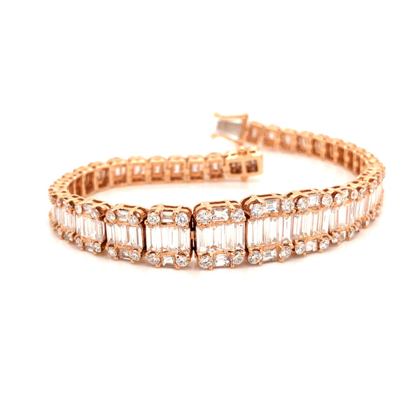 Rose Gold Diamond Luxury Bracelet Amor Fine Jewelry