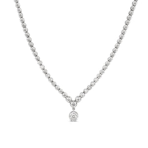 Diamond Drop V Necklace