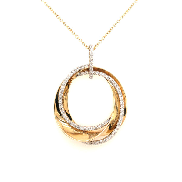 Large Diamond Vortex Pendant Amor Fine Jewelry