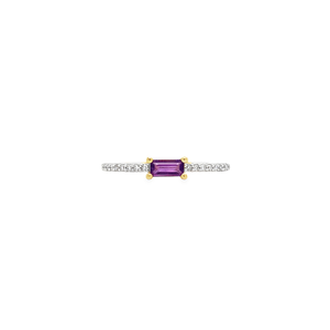 Amethyst Stack Ring
