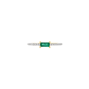 Emerald Stack Ring