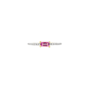 Pink Sapphire Stack Ring