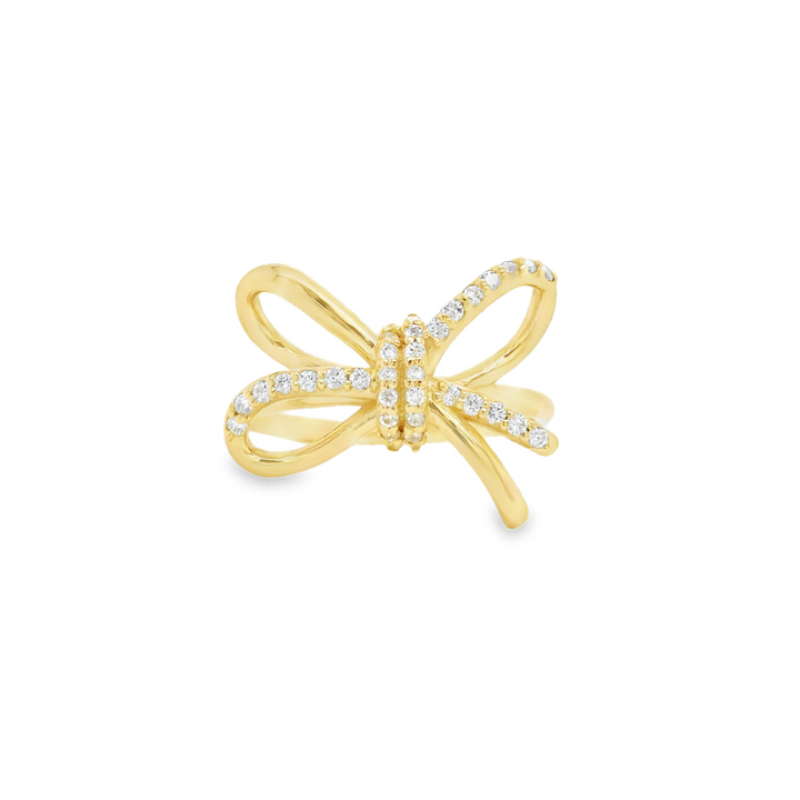 Diamond Bow Ring