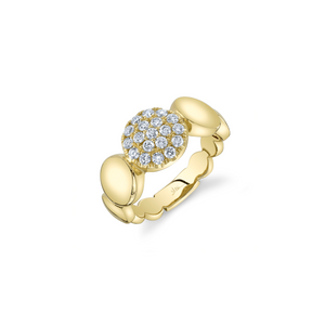 Diamond Circle Ring - Shy Creation