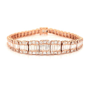 Rose Gold Diamond Luxury Bracelet